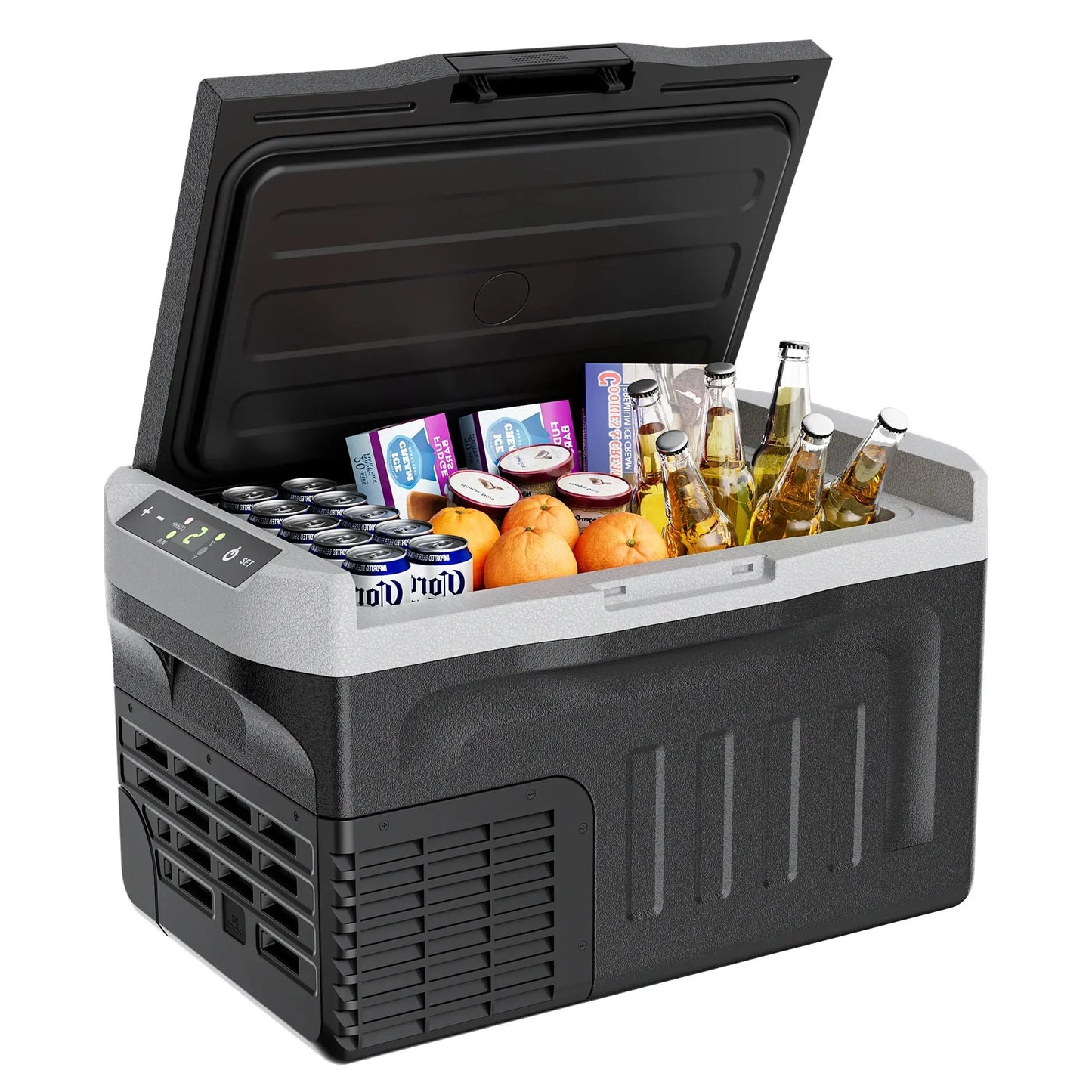 SIMZLIFE Portable Refrigerator Compressor Mini Fridge 12V