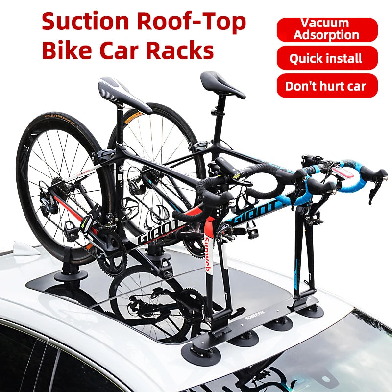 ROCKBROS Suction Roof Bike Rack Quick Install Carrier