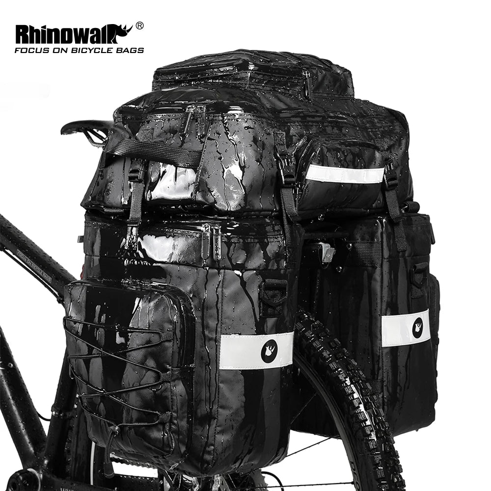 Rhinowalk Waterproof 3 In 1 Bike Pannier Rear Trunk Bag