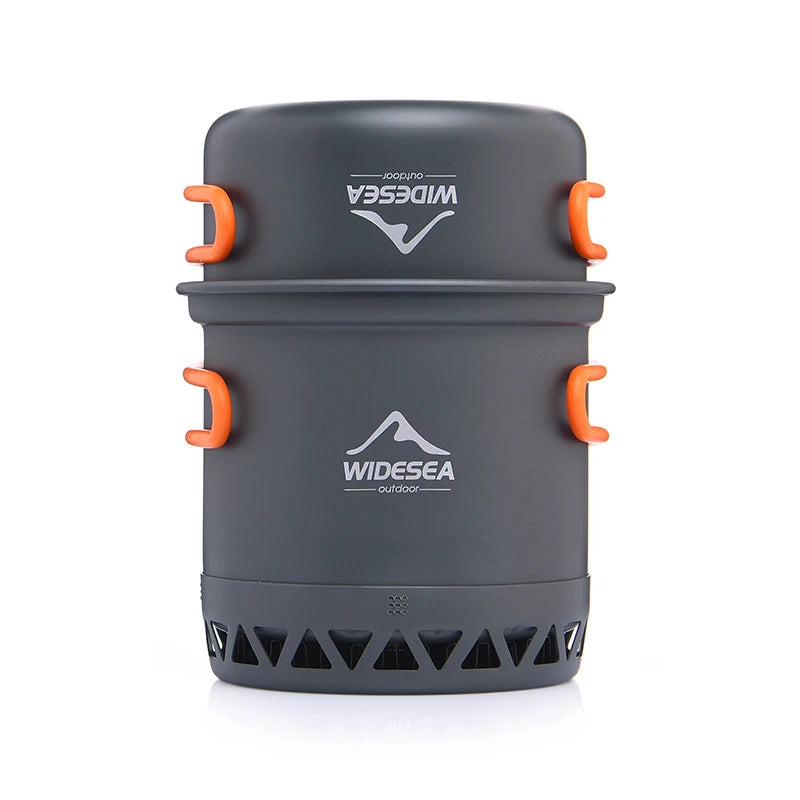 Widesea Camping Cookware Set Portable Outdoor Pot Kettle