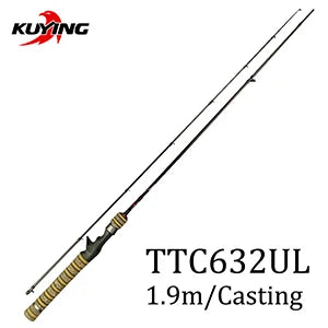 KUYING Teton Super Ultra Soft Baitcasting Spinning RodCombo