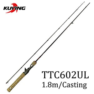 KUYING Teton Super Ultra Soft Baitcasting Spinning RodCombo