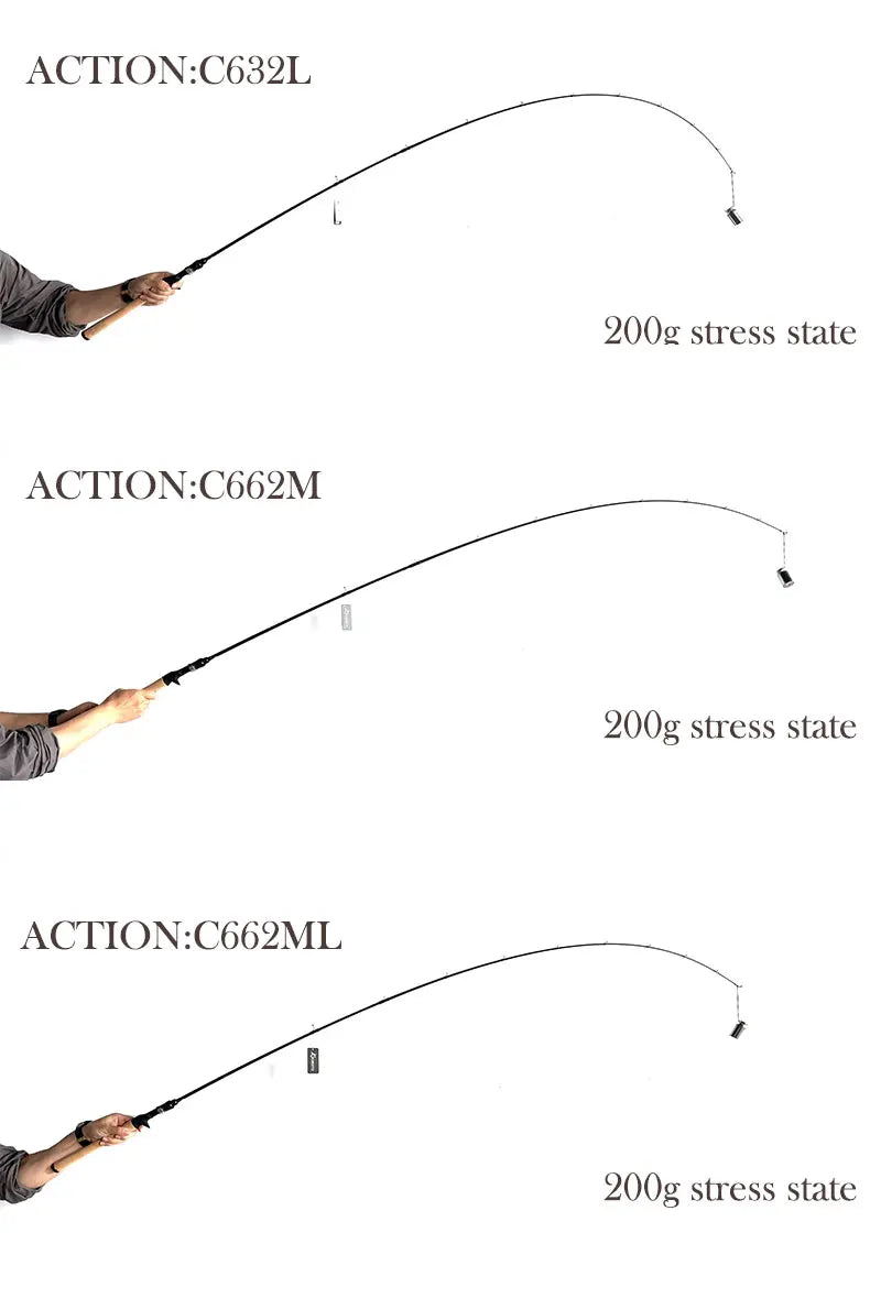 KYORIM Carza2 Lure Spinning Casting Fishing Rod Carbon