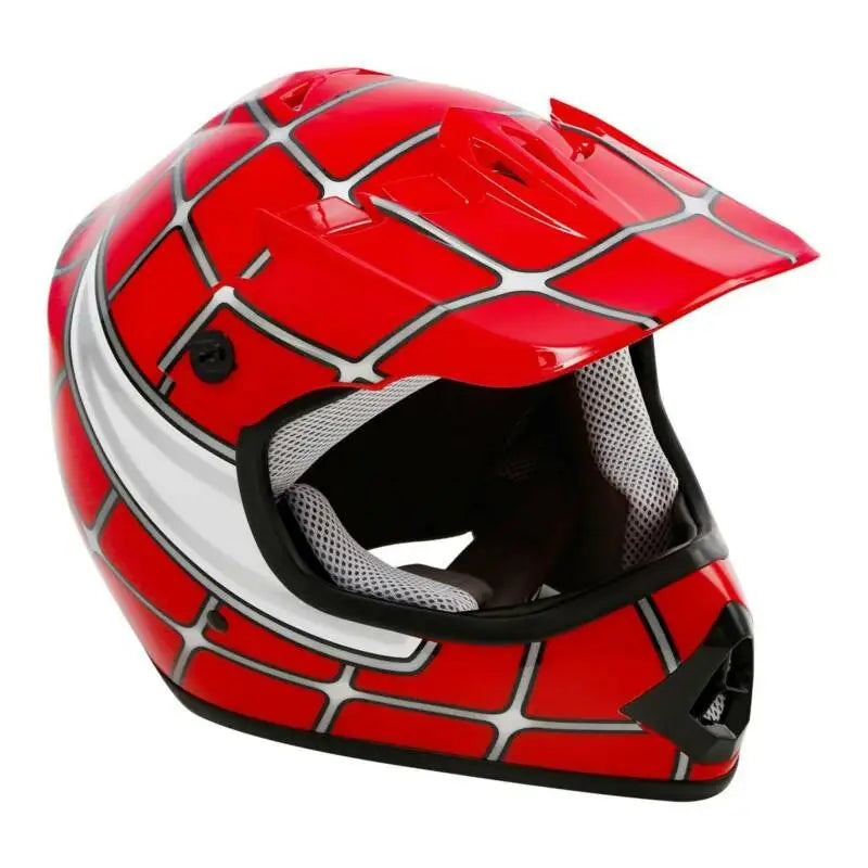 TCMT Youth Unisex Full Face Kids Helmet for Cycling Motocross Off Road DOT Certified