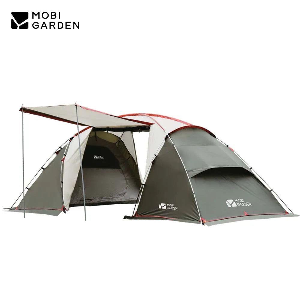 Mobi Garden Camping Tunnel Tent Windproof Cabin Tent