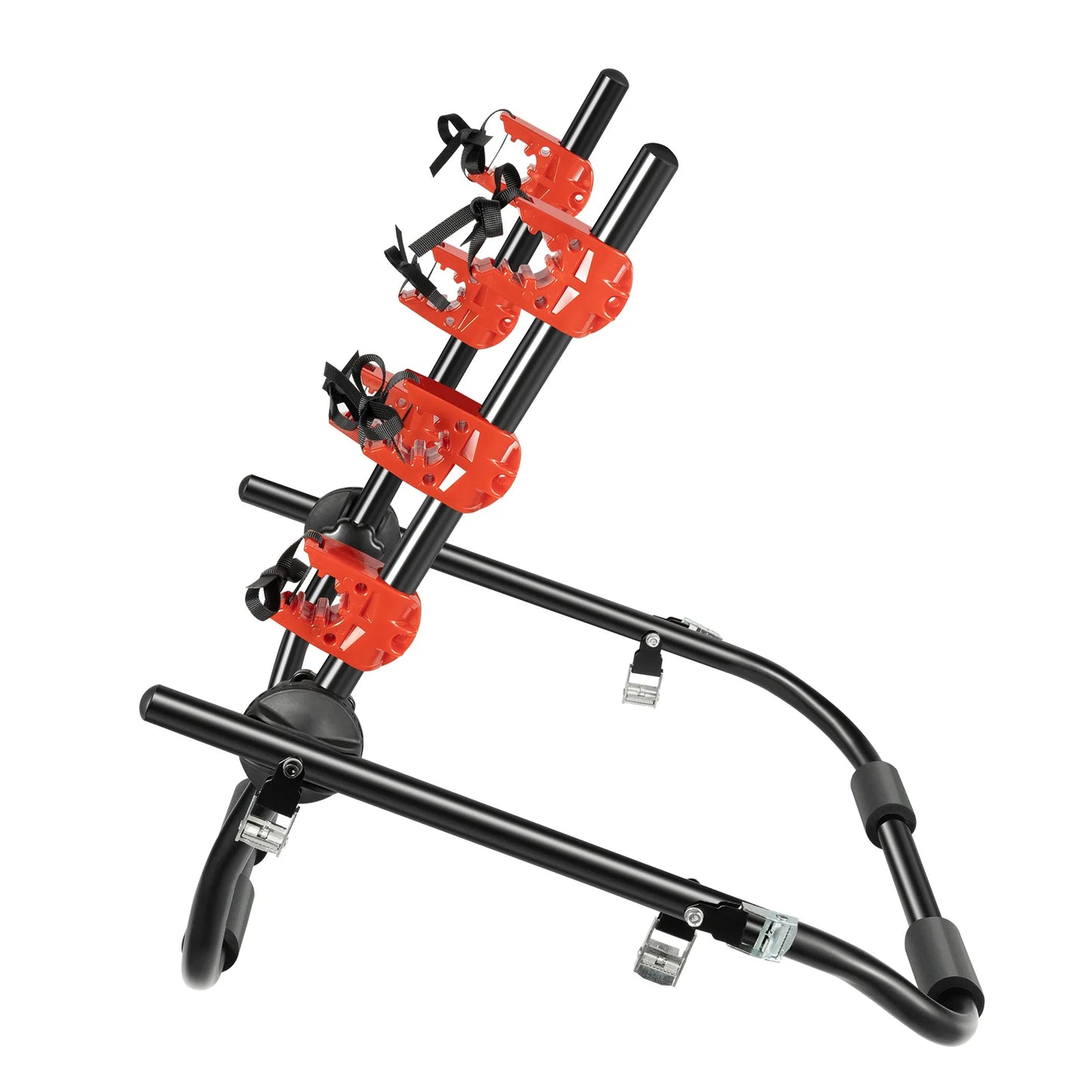 Foldable Trunk Mount Bike Rack For 3 Bicycles Vehicles