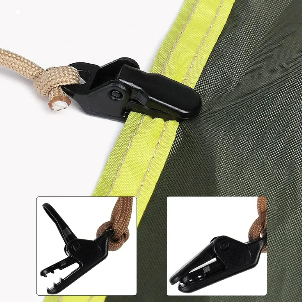 Electric Tarpaulin Crocodile Tent Clip For Camping Awning