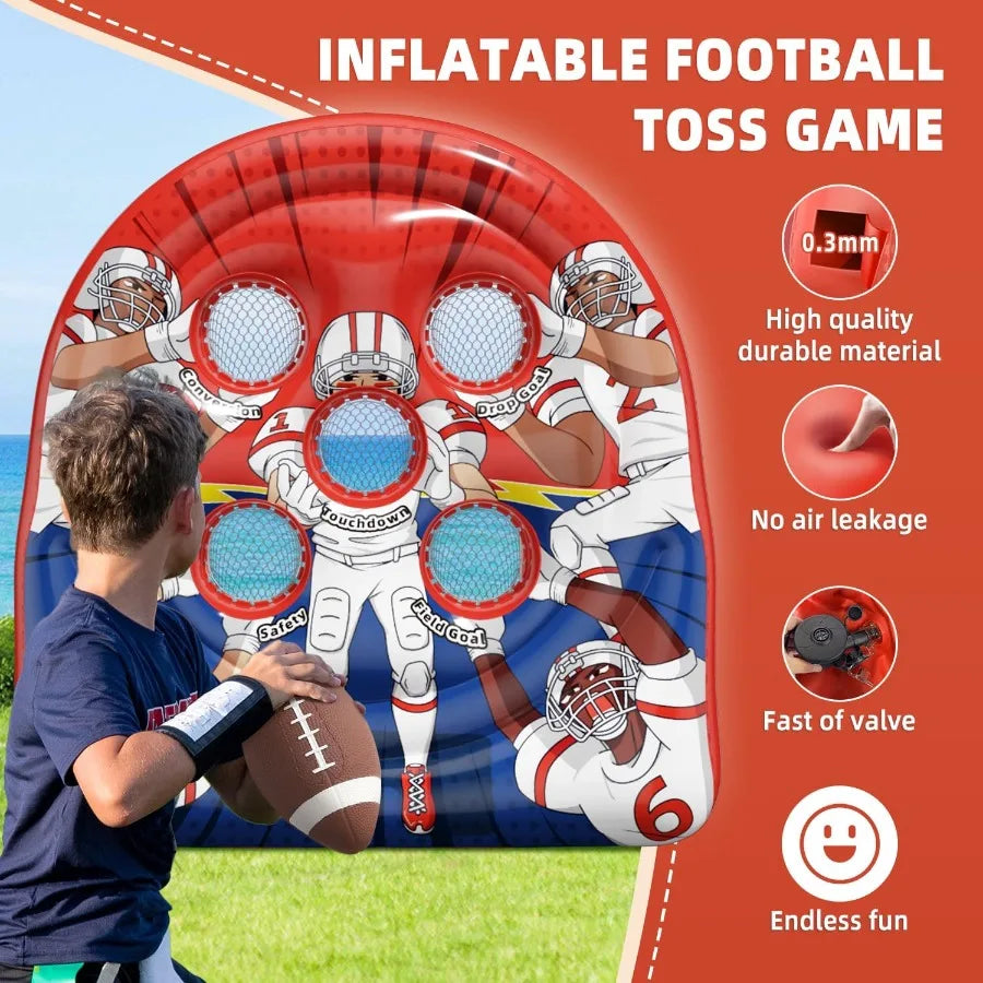 Inflatable Football Target Toss Game for Carnival Party by Design