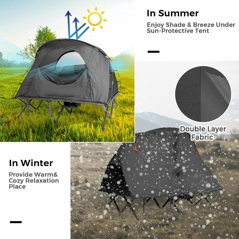 Pro Gear Sporting Goods Tangkula 2 Person Tent Cot Rainfly