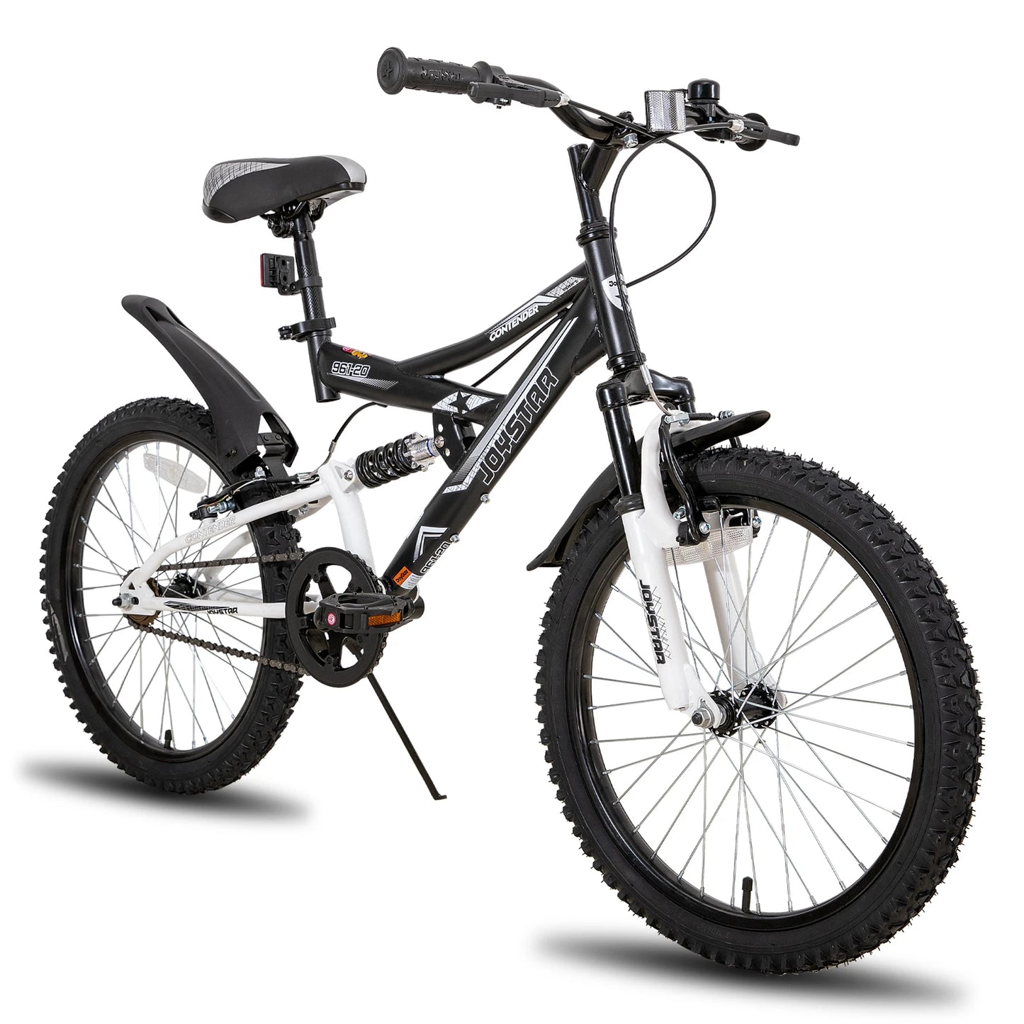 JOYSTAR Kids Mountain Bike Dual Suspension For Ages 5 To 13 With Steel Frame And Durable Braking