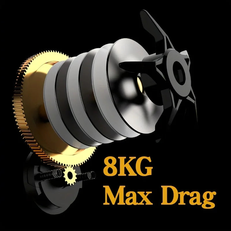 Fishing Reels Baitcast Reel Stainless Steel Durable
