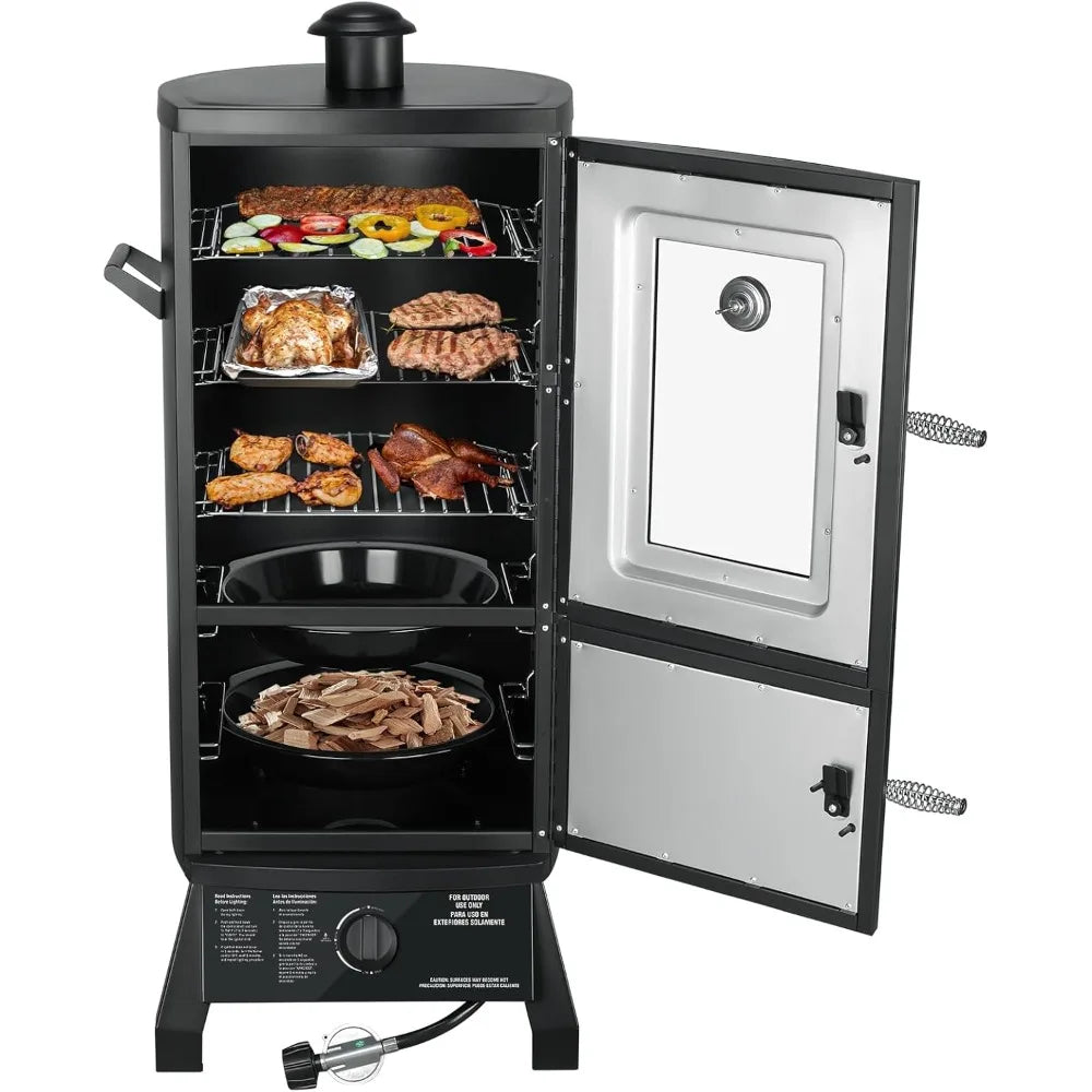 Pro Gear Sporting Goods Vertical Smoker With Temp Control