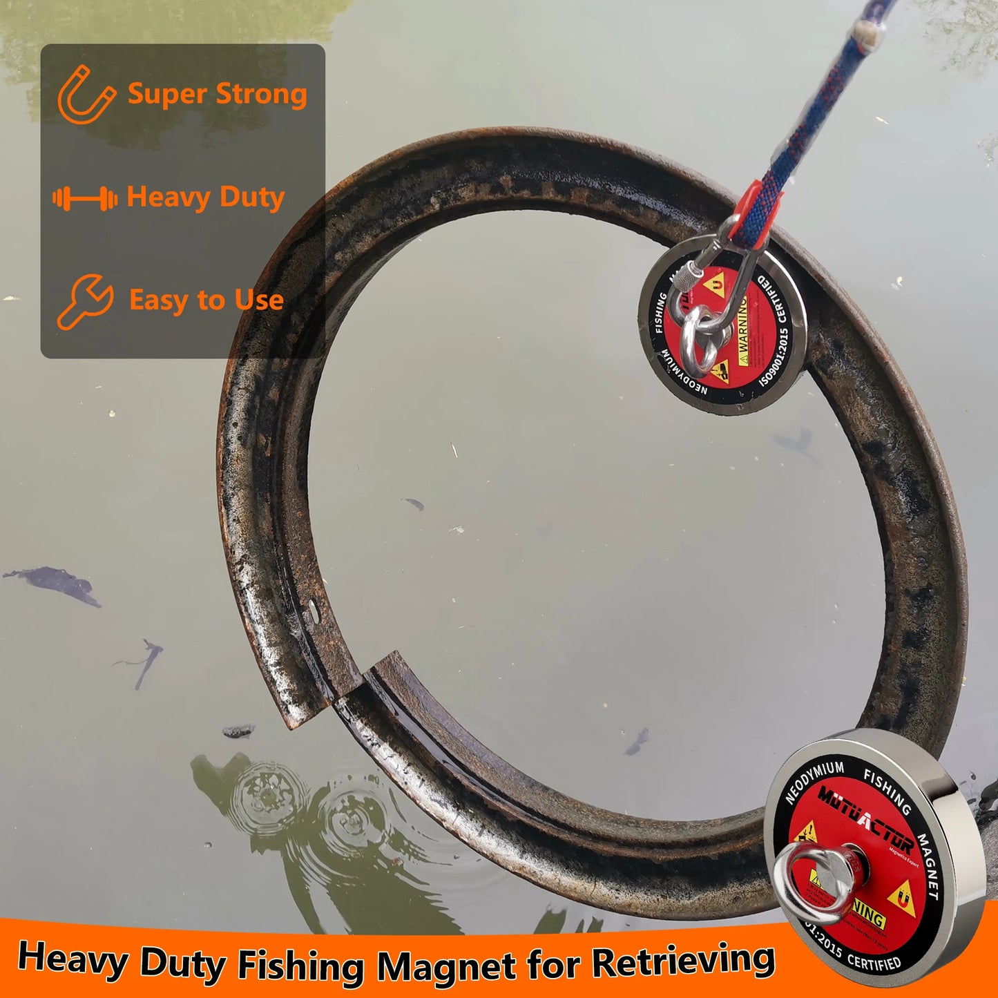 Amazing Mag Neodymium Fishing Magnet Kit Accessories