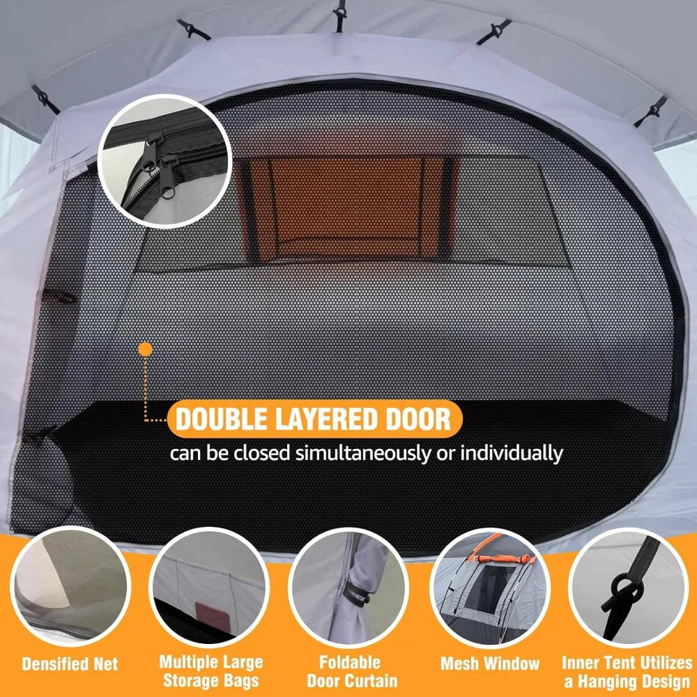 Pro Gear Sporting Goods Tunnel Tent 4 Person Family Shelter