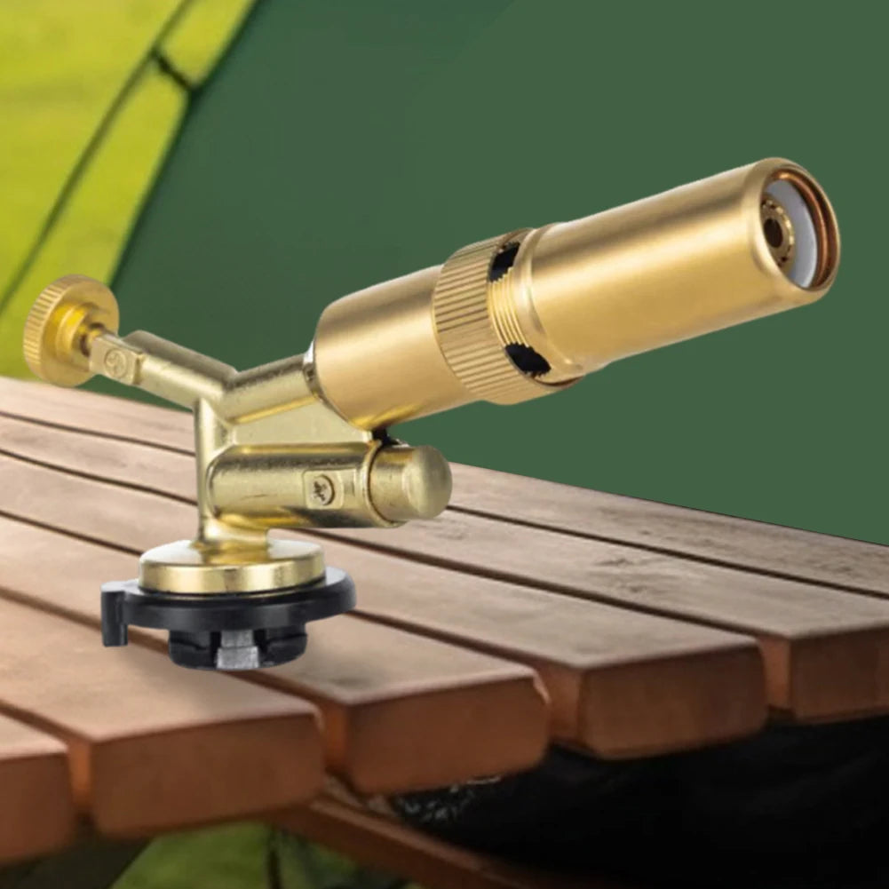 VKTECH Portable Butane Torch Adjustable Flame For Camping