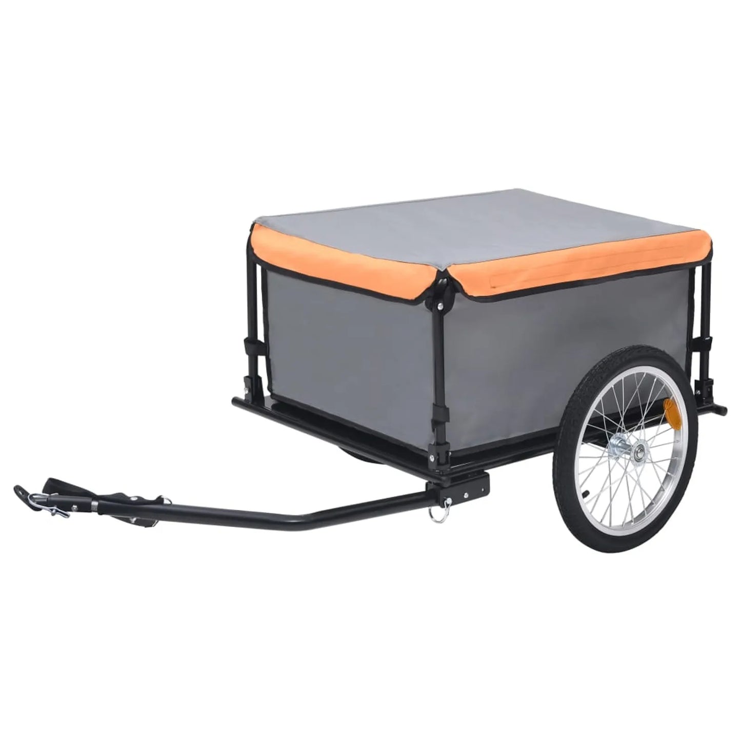 Foldable Bike Cargo Trailer Wagon With Reflectors And Cover
