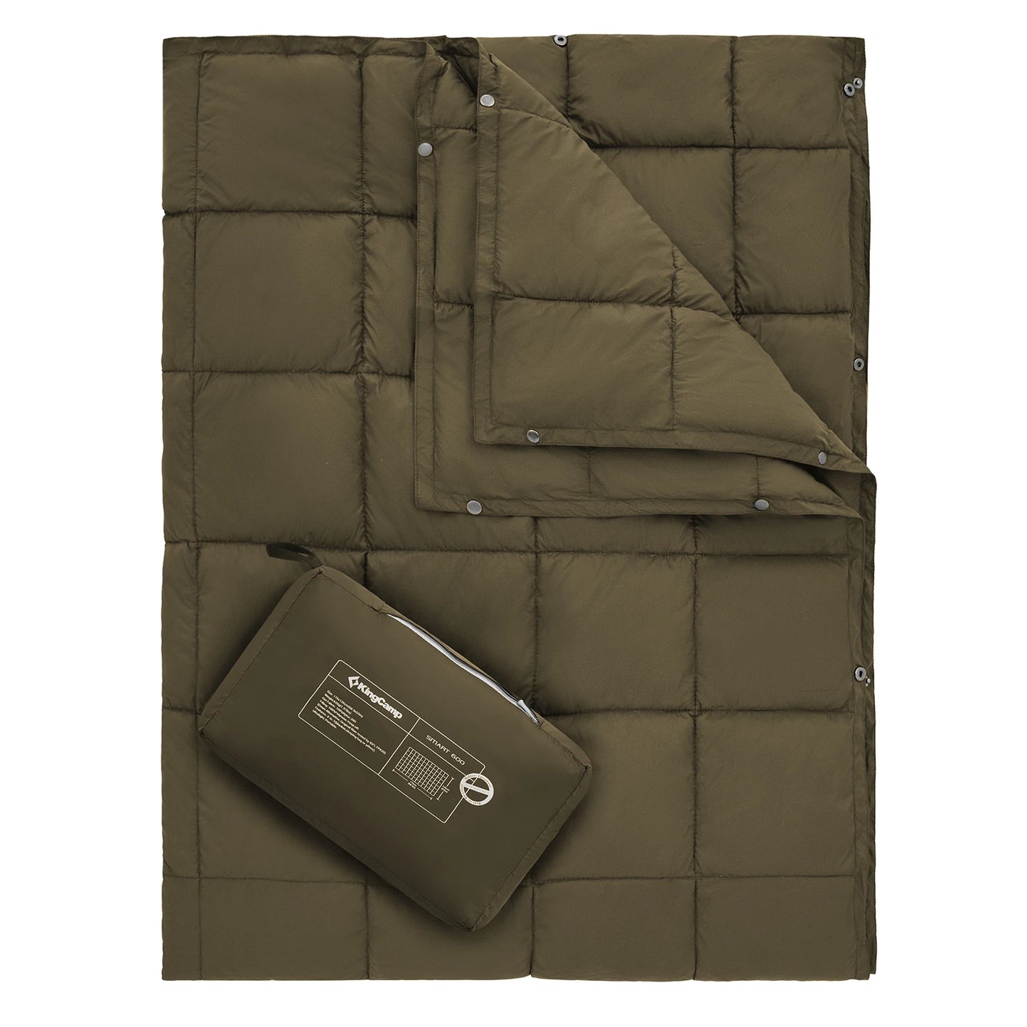 KingCamp Foldable Outdoor Blanket With Buckles For Camping