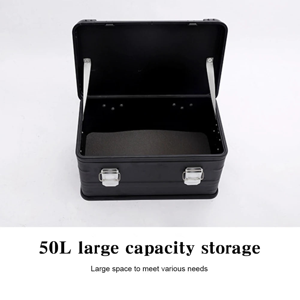 Hard Aluminum Alloy Camping Storage Case Trunk Organizer