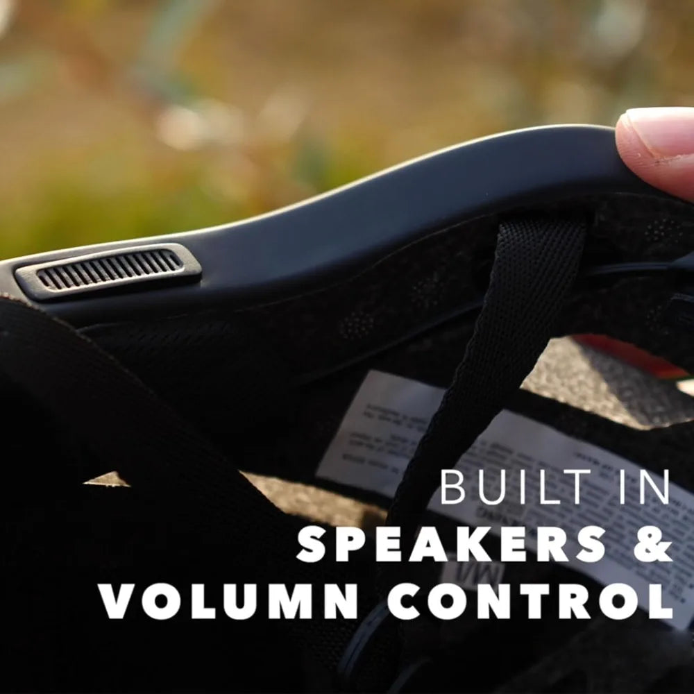 Smart Bike Helmet With Speakers And LEDs
