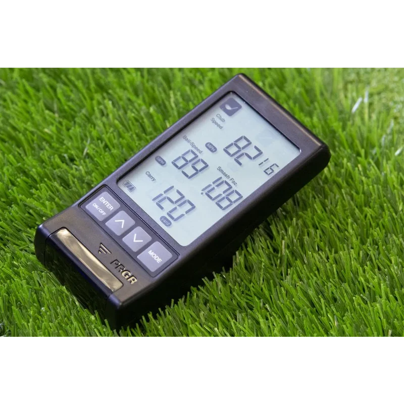 HS 130-A Portable Golf Launch Monitor, Doppler Radar Measures Club & Ball Speed, Smash Factor, Total & Carry Distance, Tracks