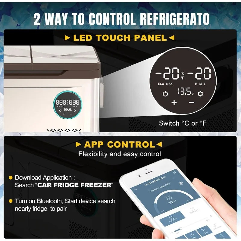 Pro Gear Yellow Jacket Portable Car Refrigerator Dual Zone