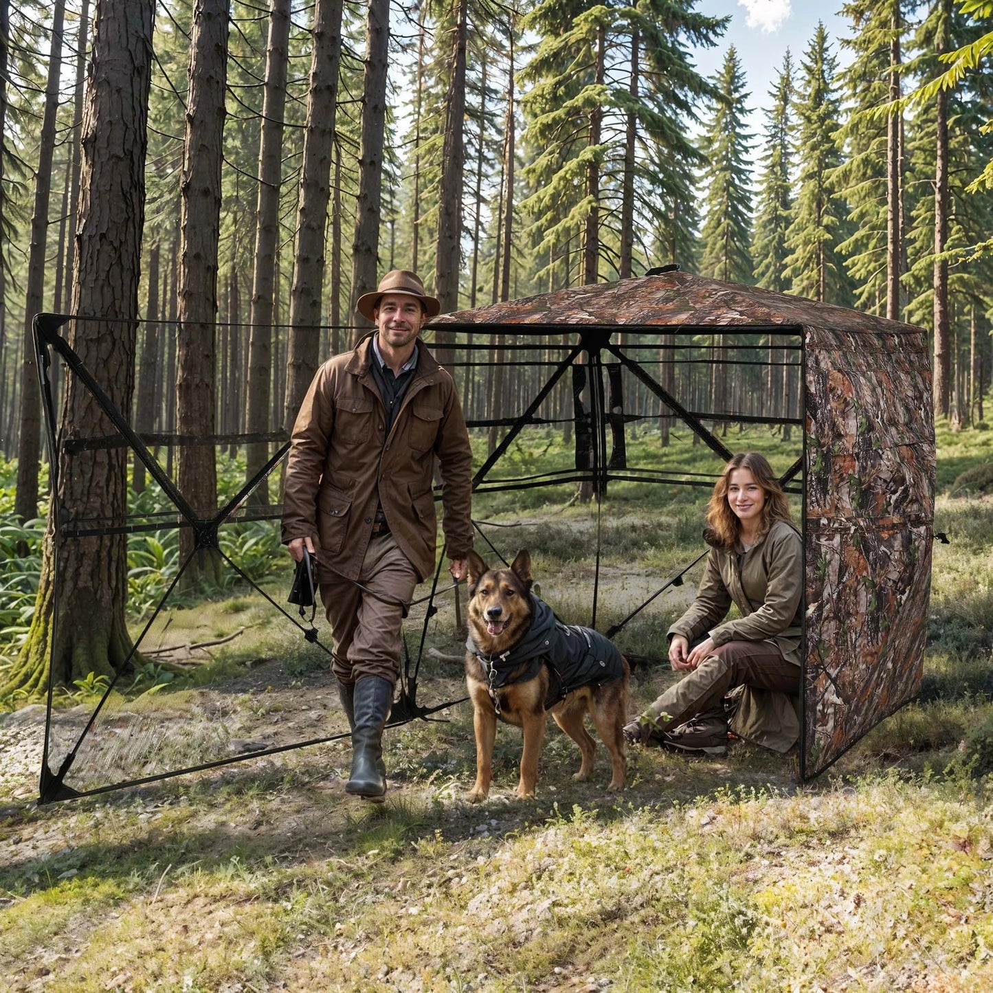 Guangdong 360 Degree Hunting Blind With Fully Open Door
