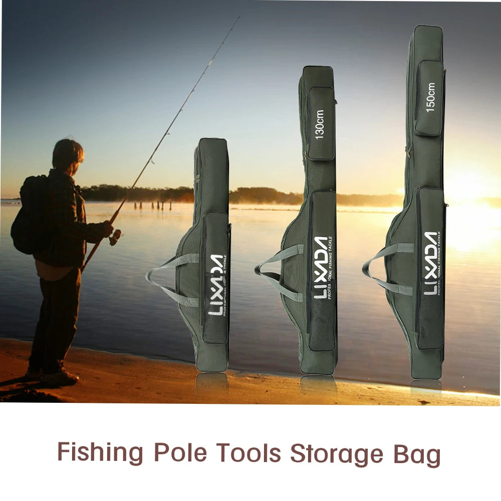 Fishing Rod Reel Tackle Bag Carry Case