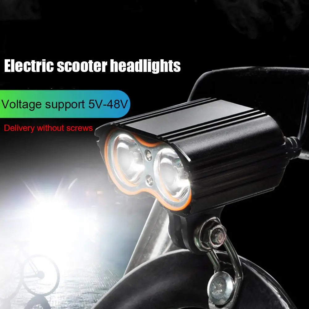 Aluminum Alloy LED Bike And Scooter Handlebar Headlight