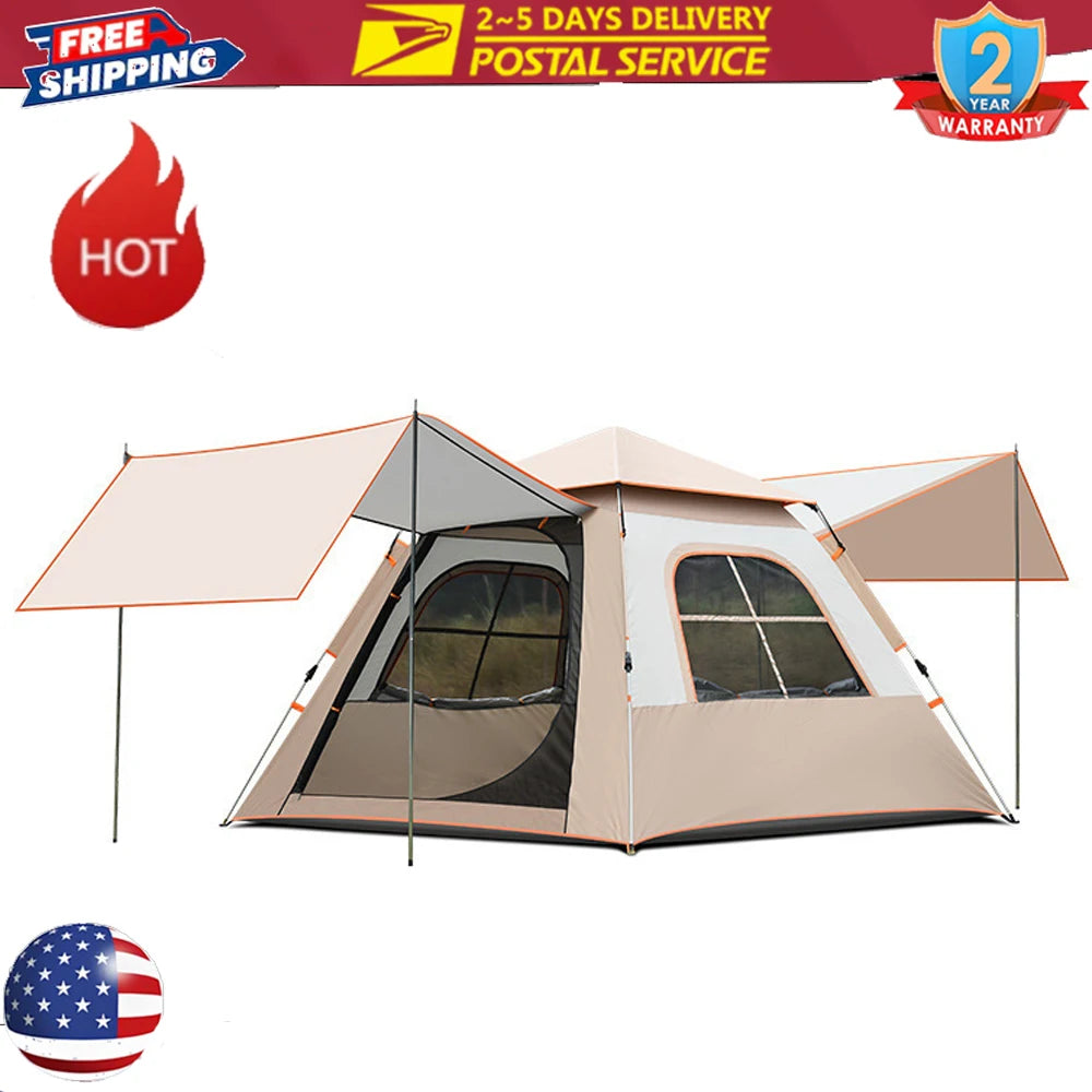 Pro Gear Sporting Goods Automatic Camping Tent With Canopy