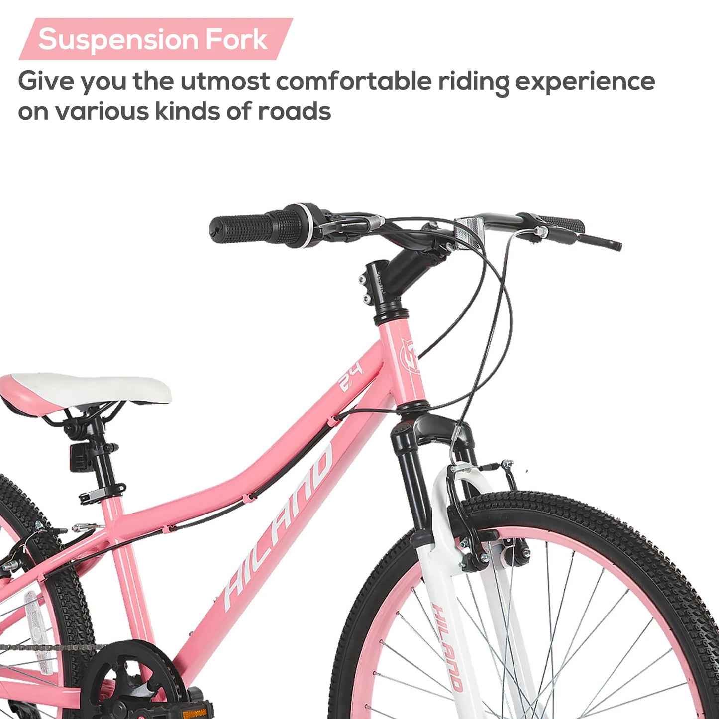 Hiland Kids Mountain Bike With Front Suspension