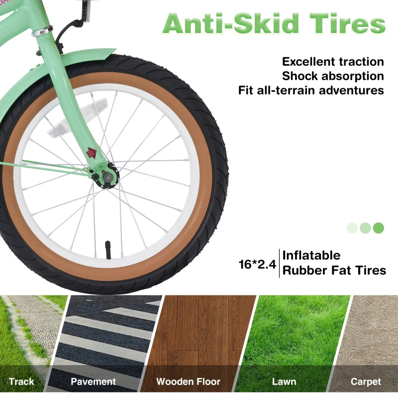 Hign-concerned Hypercomprehensive Children Bike For 4-7 Years Old Training Wheels