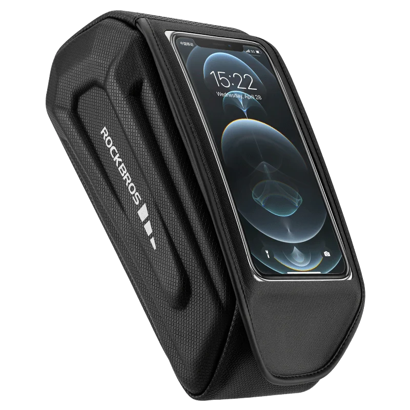 RockBros Waterproof Hard Shell Front Frame Bike Phone Bag
