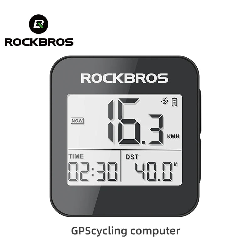 RockBros GPS Bike Computer Waterproof Wireless Speedometer