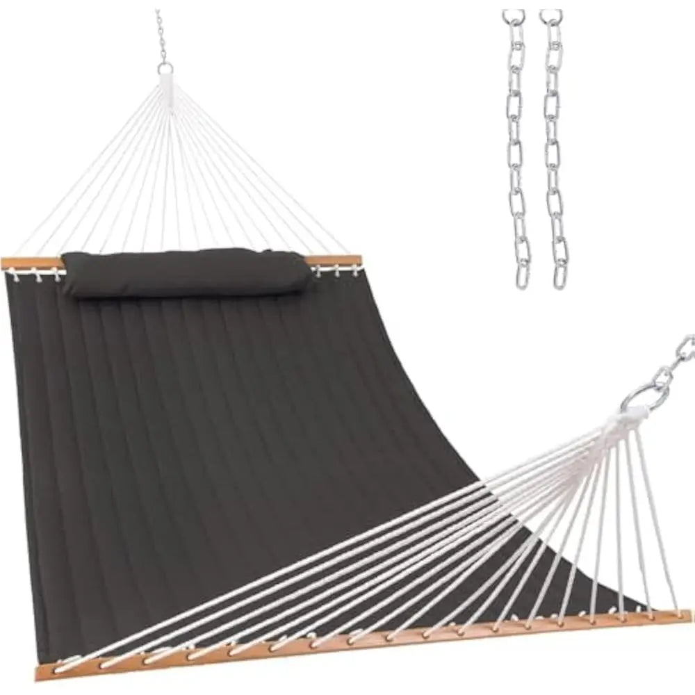 General Quilted Double Fabric Hammock With Spreader Bars