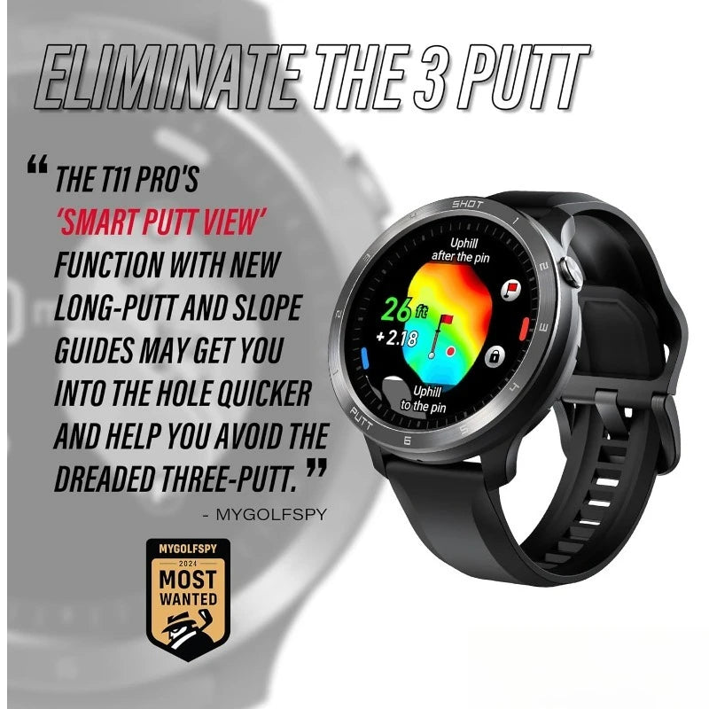 Hign-concerned T11 Pro GPS Golf Watch AMOLED Display