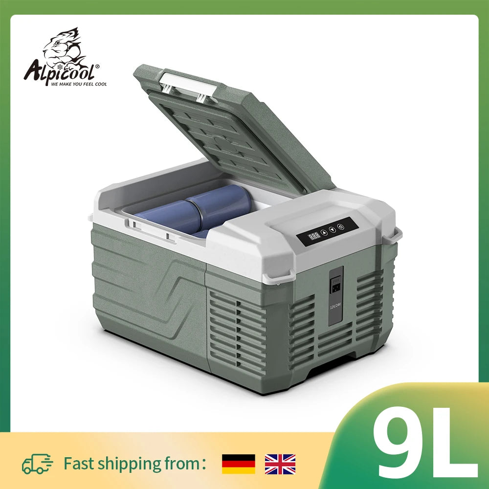 Alpicool NL9 Portable Refrigerator Car Fridge 12V 24V