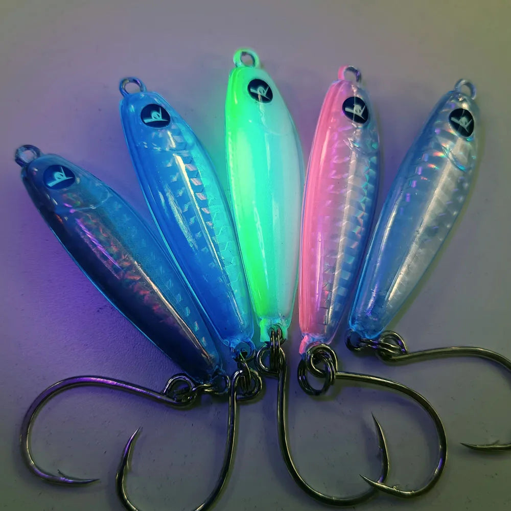 Kmucutie Epoxy Resin Fishing Jig Lure Peanut Jig 1oz