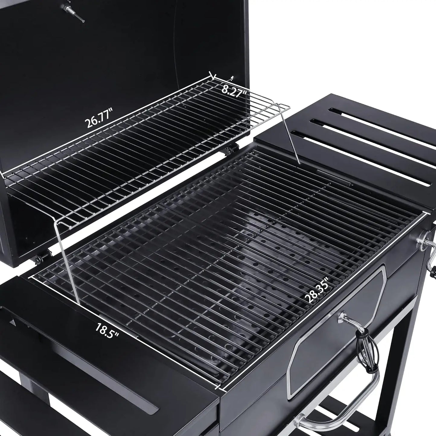 Charcoal Grill Deluxe BBQ Smoker For Picnic Camping Patio