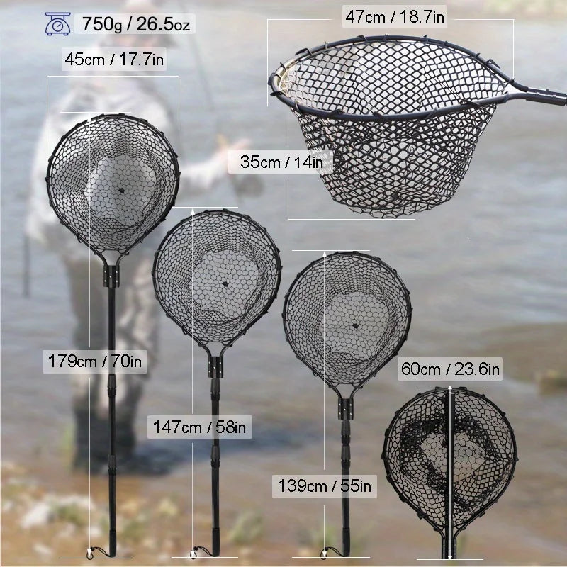 Retractable Folding Kayak Fishing Landing Net