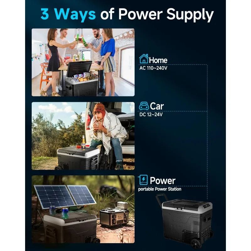 Pro Gear Sporting Goods Portable Car Fridge 12V Refrigerator