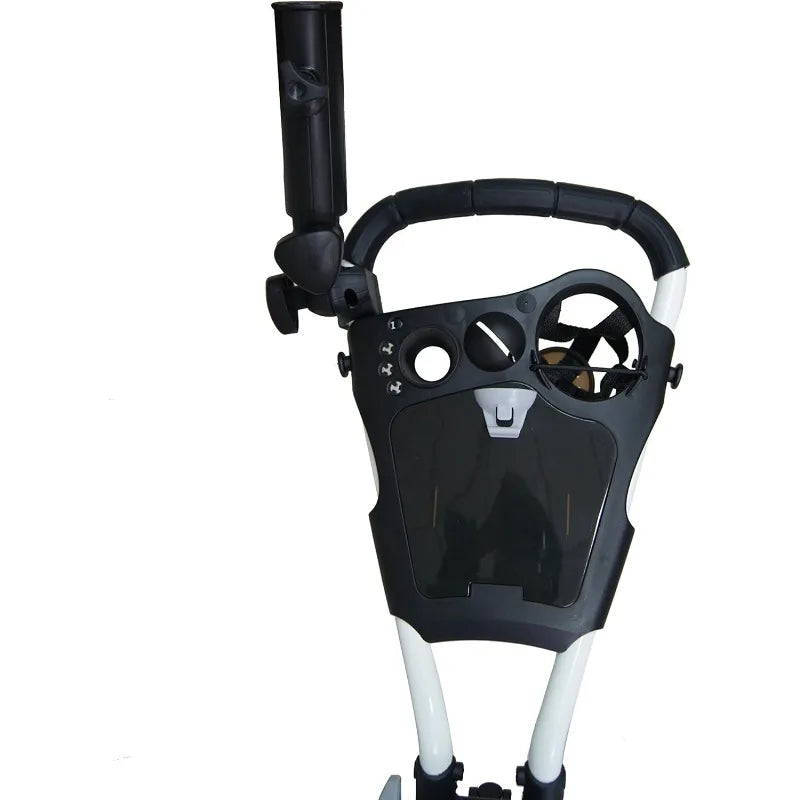 YTYIN Golf Push Cart 3 Wheel With Foot Brake Foldable