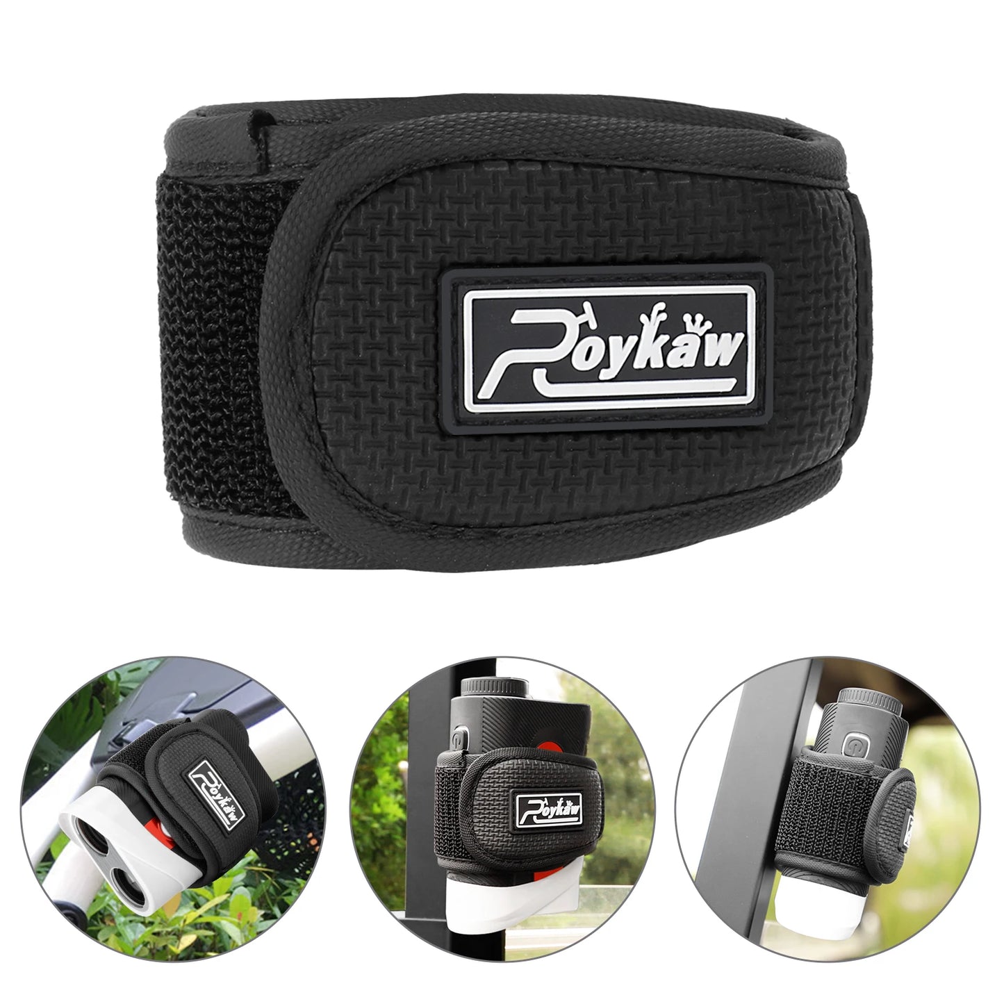 Roykaw Rangefinder Wrap Mount For Golf Cart Frame Accessory