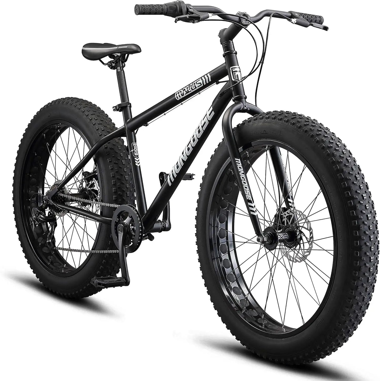 YTYIN Fat Tire Mountain Bike Steel Frame Suspension