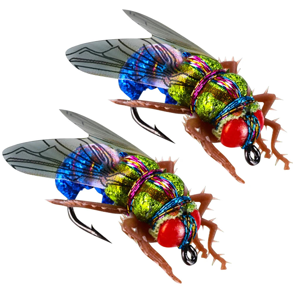 MOJOYCE Bionic Fly Fishing Lures Simulation Insect Bait