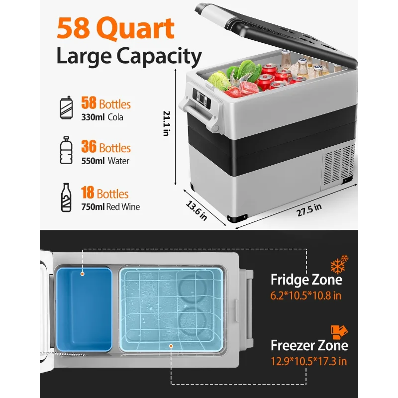 Pro Gear Sporting Goods Car Fridge 12V Refrigerator