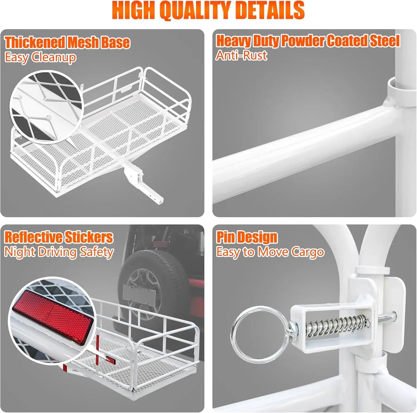 Pro Gear Sporting Goods Heavy Duty Cargo Hitch Carrier