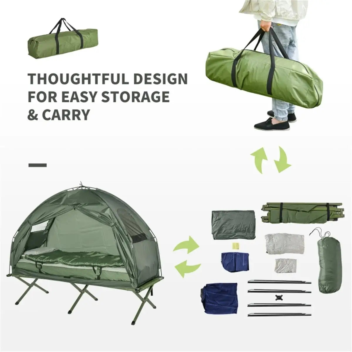 Pro Gear Sporting Goods Portable Foldable Camping Tent