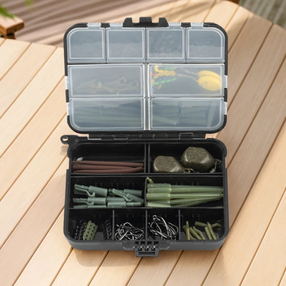 Carp Fishing Terminal Rig Accessories Set Clips Swivels