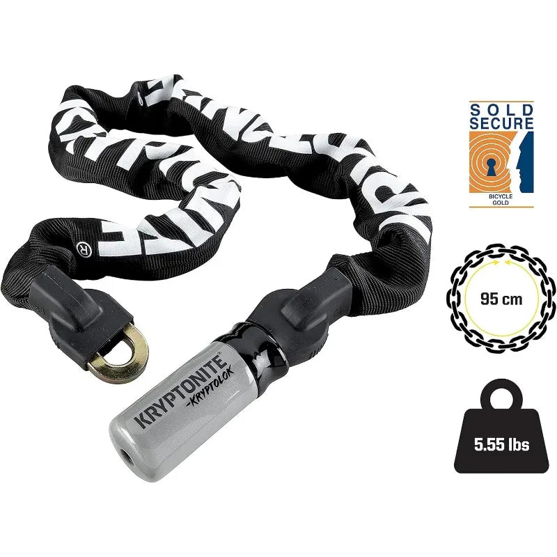 YTYINH Kryptolok Heavy Duty Bike Chain Lock Anti Theft