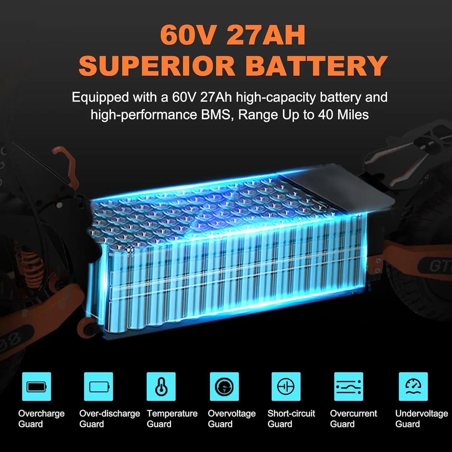 GT08 Electric Scooter 5600W Dual Motor Off Road Range